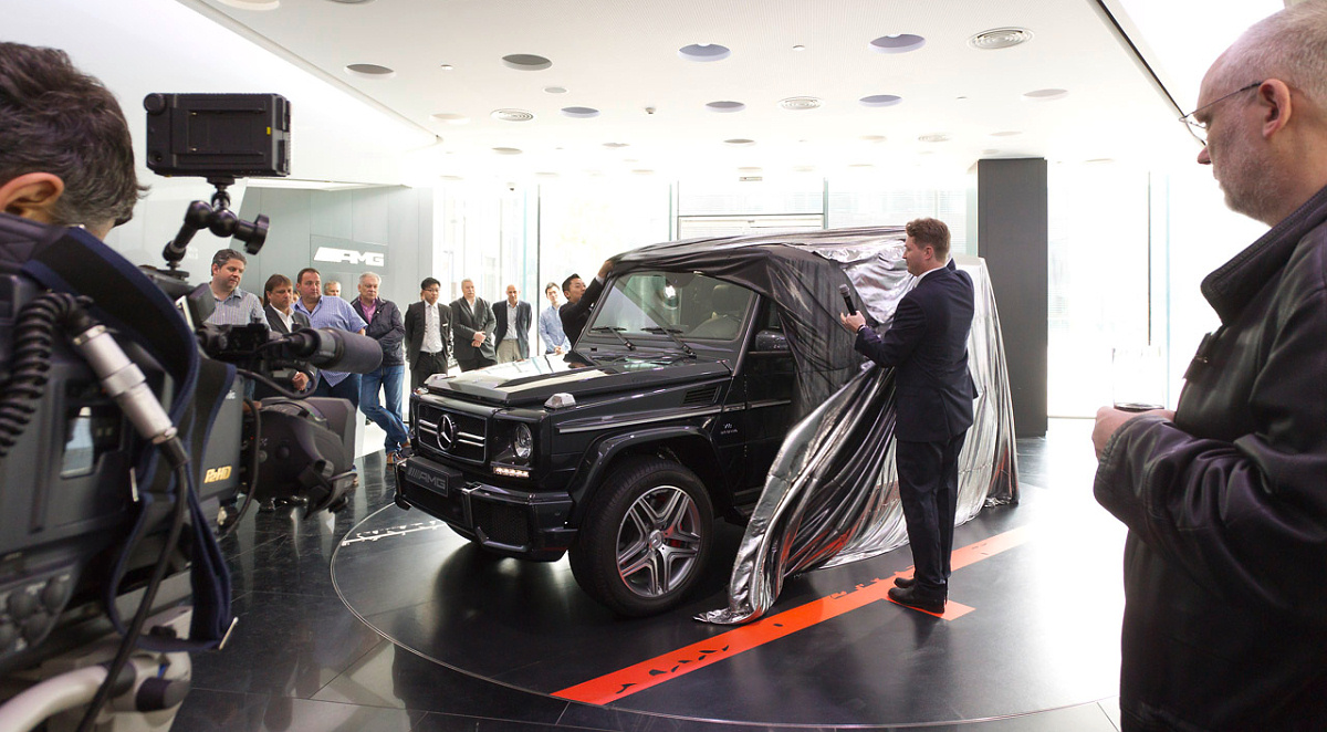 Презентация нового внедорожника Mercedes-Benz G-Class в Пекине
